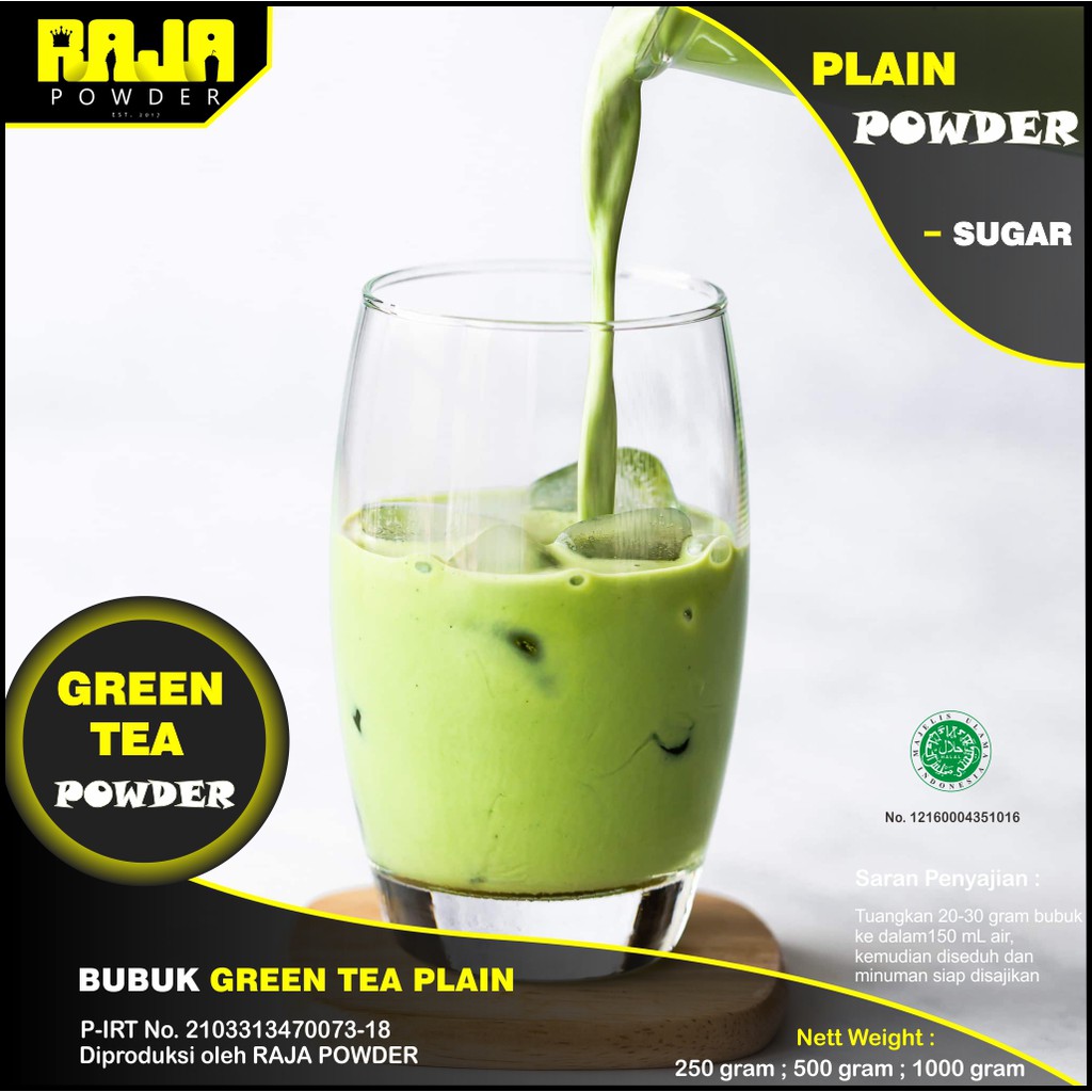 

Bubuk Green Tea Matcha Bubuk Minuman Green Tea Matcha Powder 250 gram