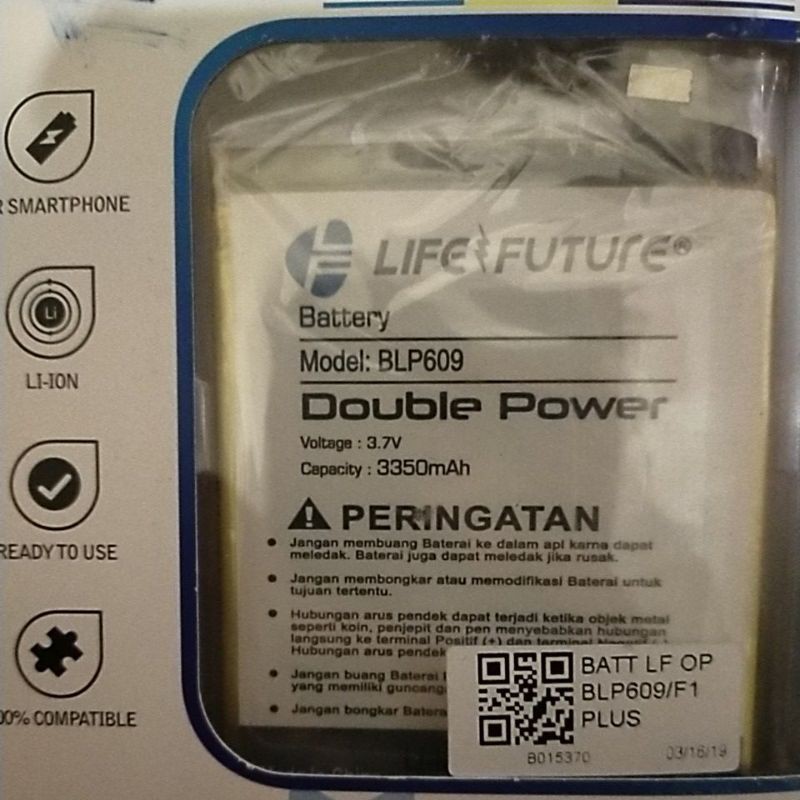 Baterai LF F1 Plus BLP609 Double Power