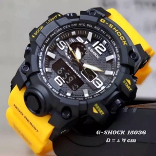 Jam Tangan Pria Anti Air Digital Analog 15036 Tali Rubber Dual Time  GWG-1000