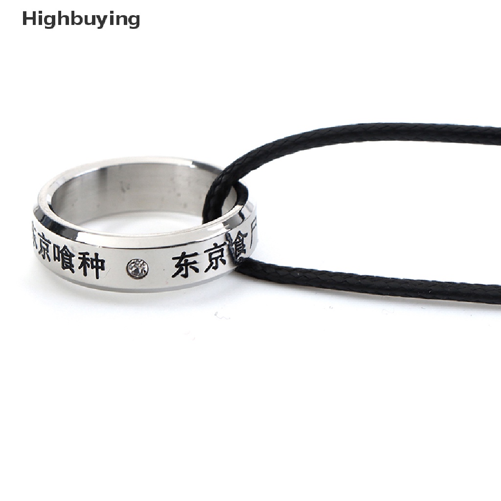 Hbid Kalung Cincin Titanium Steel Desain Anime Tokyo Ghoul Kaneki Untuk Cosplay