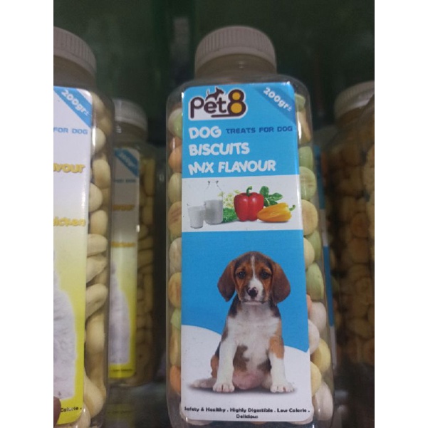 snack anjing pet8 cemilan anjing