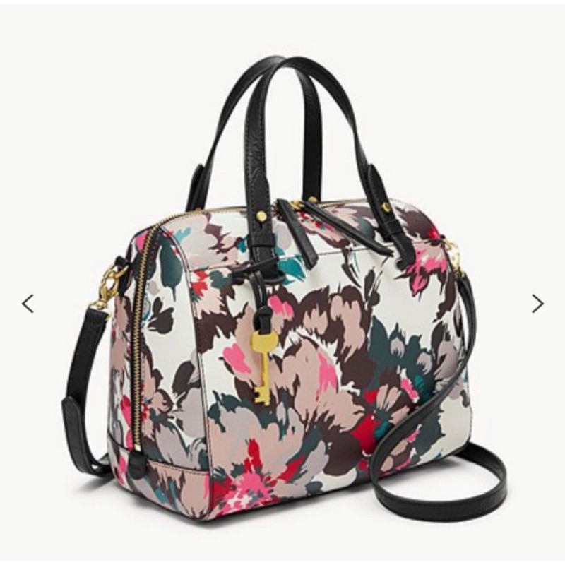 Fossil Rachel satchel floral