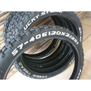 Ban Luar Sepeda 20 LUCKY STONE Ukuran 20 x 2.125 High Quality / Ban Sepeda BMX MION LIPAT 20 x 212