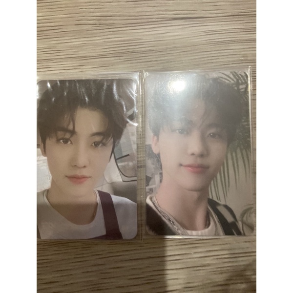 official photocard NCT jaemin cafe, jaemin hot sauce ver boring
