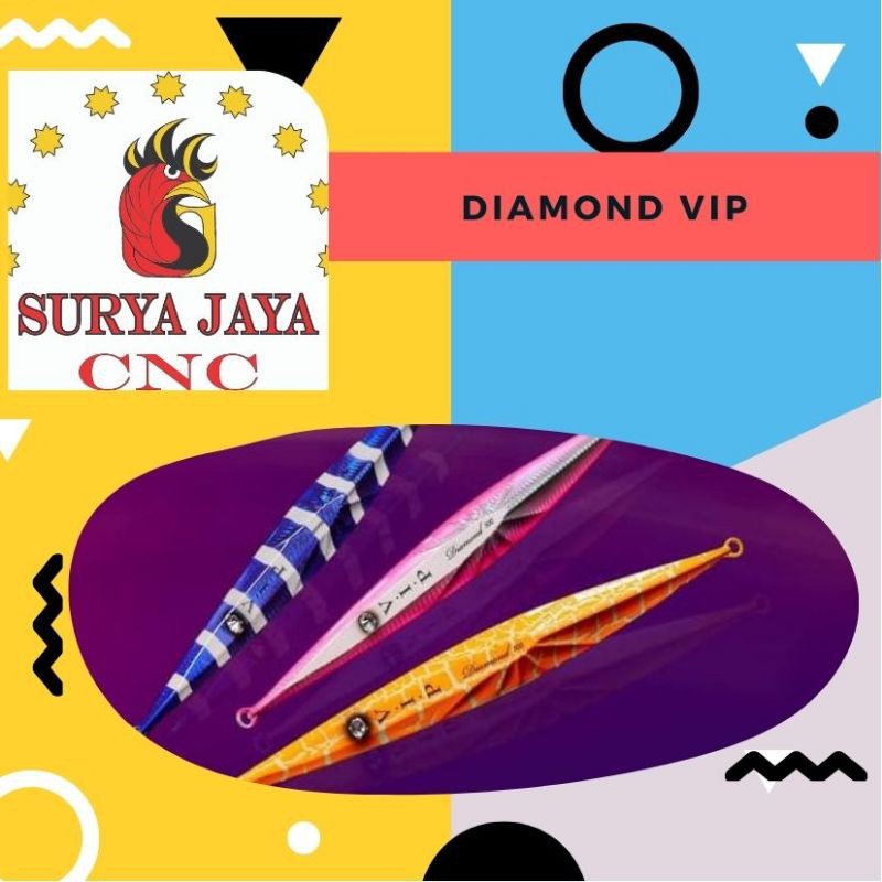 cetakan metal jig DIAMOND VIP 150,200,250 gram