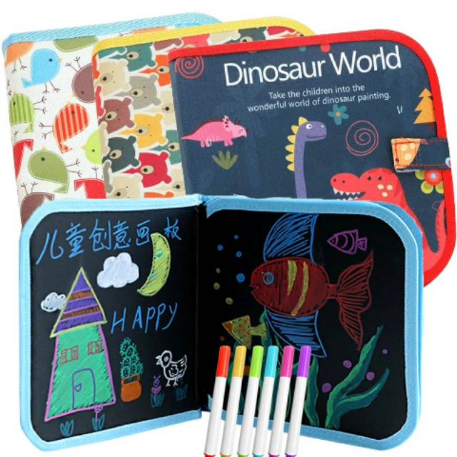 

MAINAN LILLO - PORTABLE DRAWING BOARD - BUKU GAMBAR BISA DIHAPUS - BUKU GAMBAR - MAINAN EDUKASI