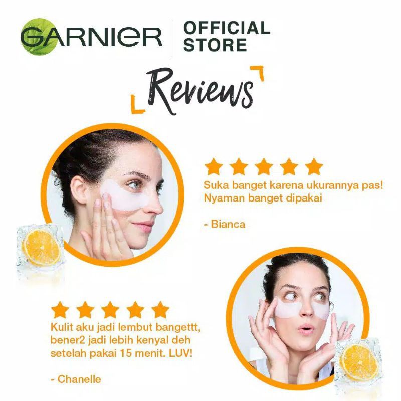 Garnier Eye Serum Mask Orange &amp; Coconut