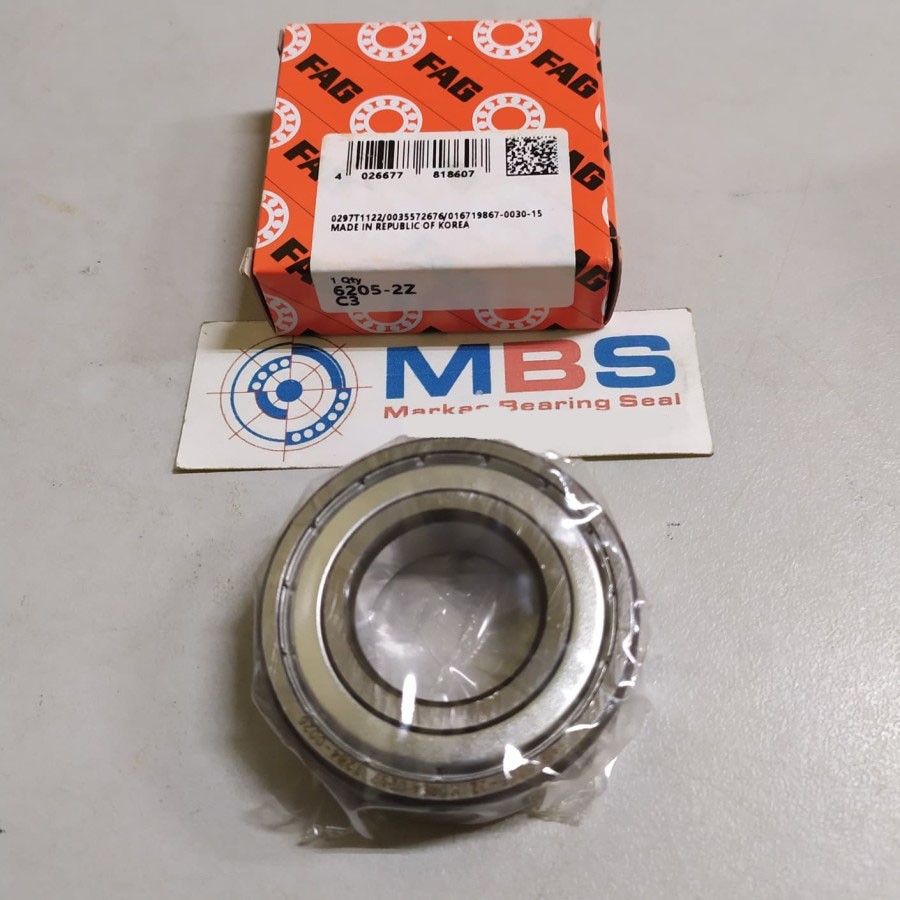 BALL BEARING 6205 2Z C3 6205 ZZ C3 6205 ZZC3