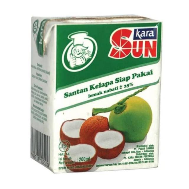 

Sun Kara santan kelapa 200ml