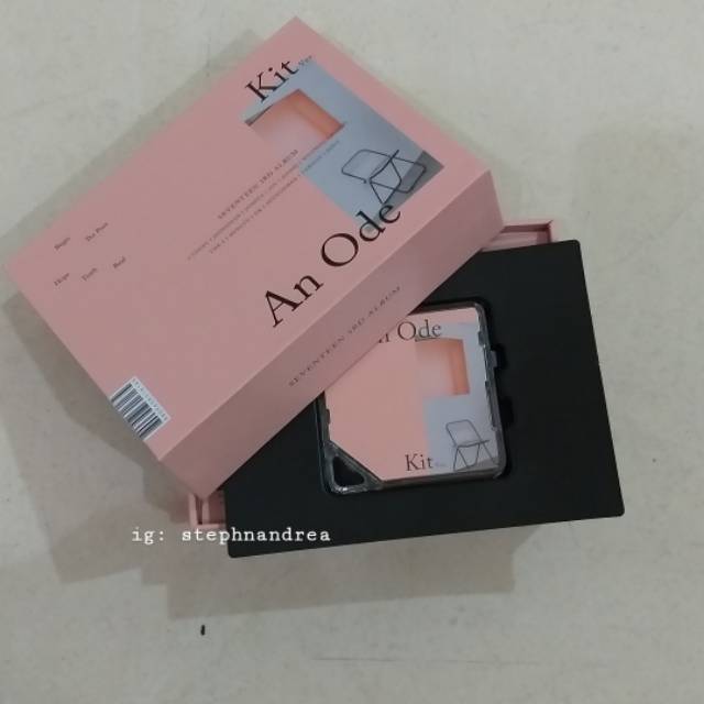 [SHARING] UNSEALED SEVENTEEN AN ODE KIHNO KIT VER. (PC POSTCARD BOX AIRKIT)