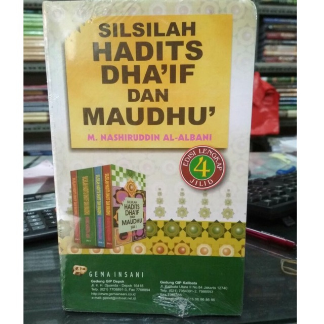 Silsilah Hadits Dha’if dan Maudhu 4 jilid