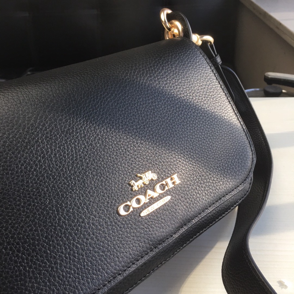 TAS SELEMPANG WANITA ch JESS MESSENGER BAG SIGNATURE SMALL BLACK 80614