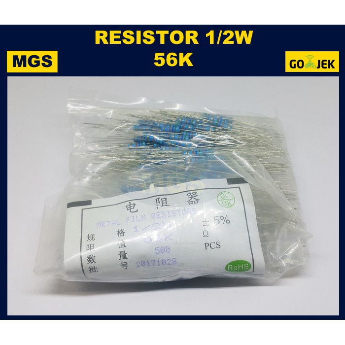 Resistor 1/2w 56K 5%