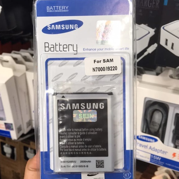 BATERAI BATRE SAMSUNG NOTE 1 / N7000 ORIGINAL 99% 2500 MAH BATRE SAMSUNG BATTERY