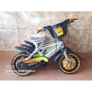  Sepeda  anak  cowok  bmx michel rich bike ring 12 mini  roda 4 