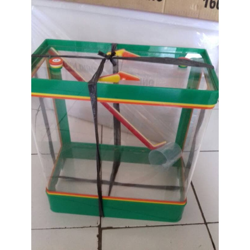 Aquarium Es Kelapa Uk Kecil Set Plus Gayung Bahan Acrylic Lion Star