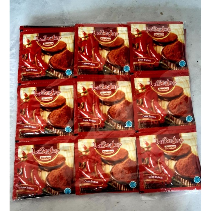 

Cabe Bubuk LaSedap 1 renceng