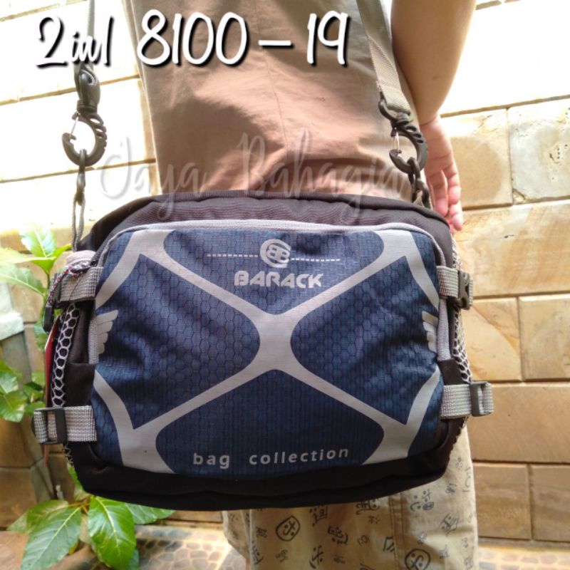 Tas 3In1 Barack Selempang Waistbag Jinjing Pria Wanita