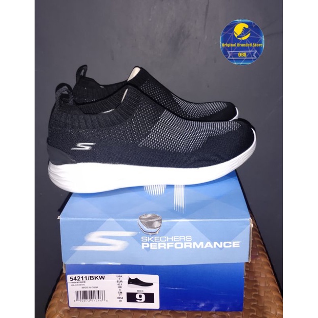 Skechers Go Strike Slip On (54211BKW)