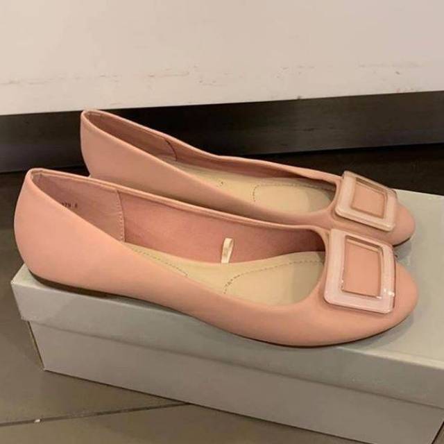 **CRAZY SALE** NEW ARRIVAL CAKEP VINCCI SEPATU PINK FLAT ORIGINAL