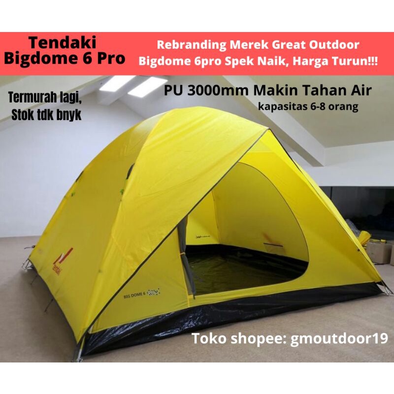 Tendaki Big Dome 6 Pro x Great Outdoor Big Dome 6 Pro