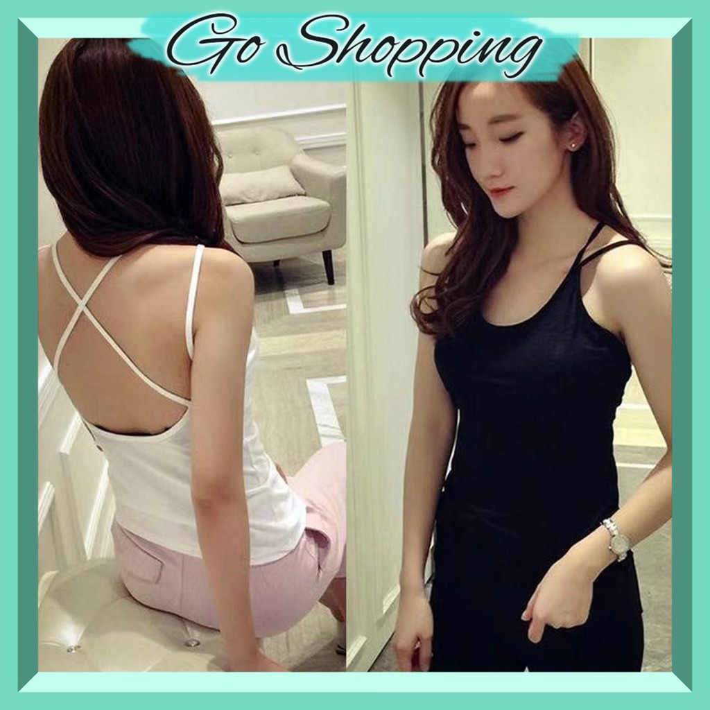 GO! BR486 Baju tanktop sport set push-up sexy one-peice segitiga silang sexy wanita cod