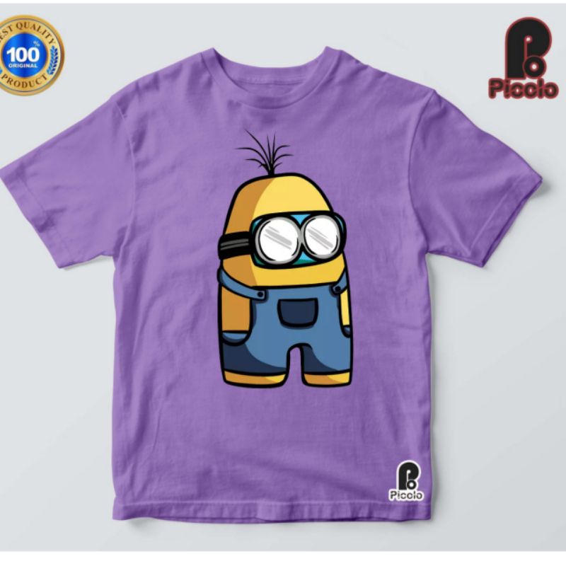 kaos baju among us minion lucu bahan premium