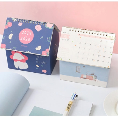 Buudy 2020 Creative Desk Calendar House Shape Memo Ped Diary