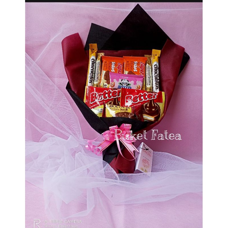 

Buket B1 Bucket snack murah jajan fatea wisuda