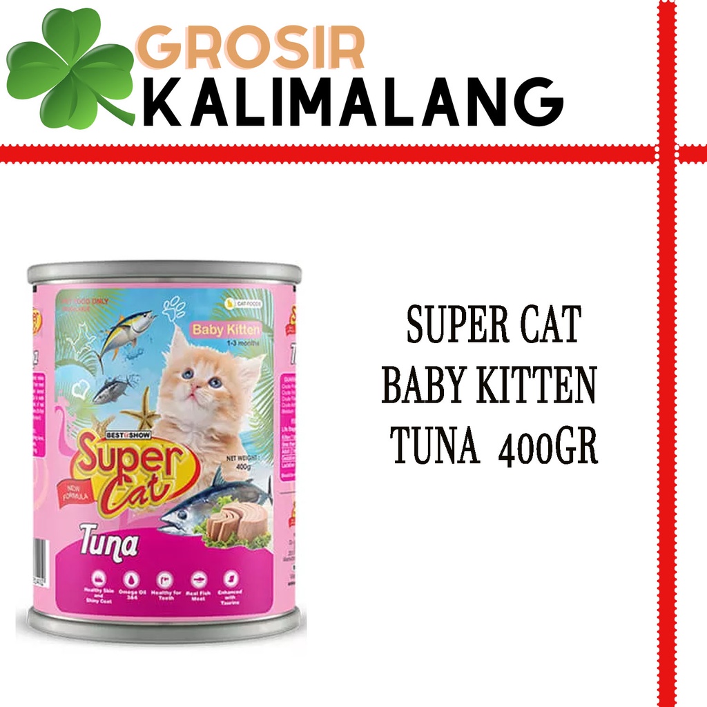 Super Cat Baby Kitten All Varian 400gr (Grab/Gosend)