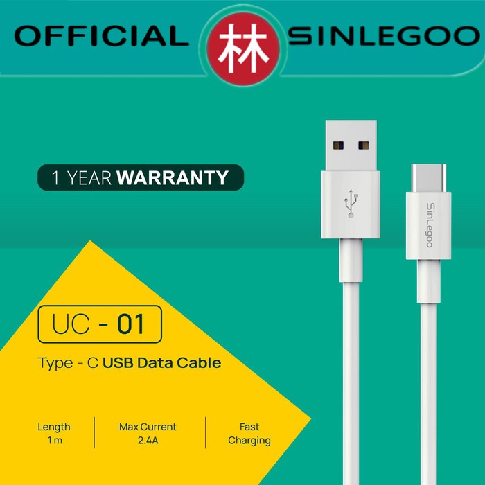 Sinlegoo UC-01 Data Cable USB Type-C Fast Charging