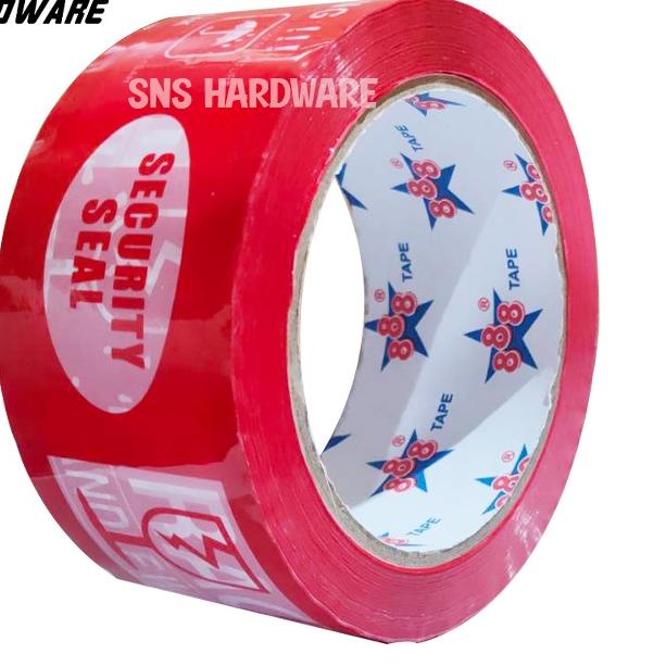 

*PROMO*cbg-008 LAKBAN FRAGILE MERAH 100 YARD X 2 INCH HOKI TAPE ..