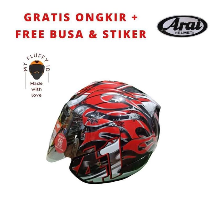 HELM SCOTT MOTIF HAGA / COPY ARAI