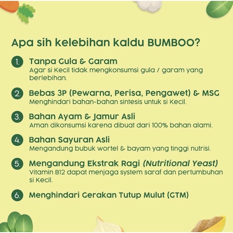 BUMBOO BY BAREFOOD KALDU ASLI 75GR [KALDU AYAM - SAPI - JAMUR - DAN KEJU BUBUK]