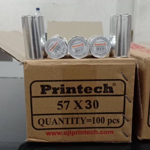 

Struk kasir 57x30 hasil cetak hitam