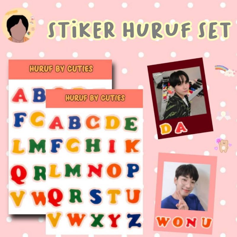 

STIKER SET HURUF BUAT DECOR/JOURNAL