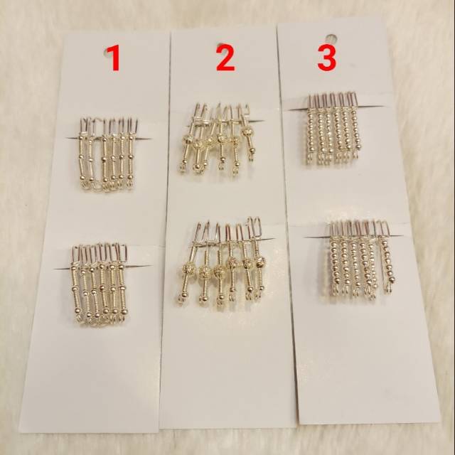 Peniti Jilbab india 04 / Tanah Abang Murah / Ecer & Grosir / tuspin / peniti artis