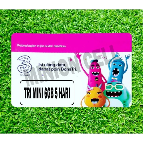 VOUCHER TRI MINI 6GB 5 HARI ( AREA LAMPUNG & BENGKULU )