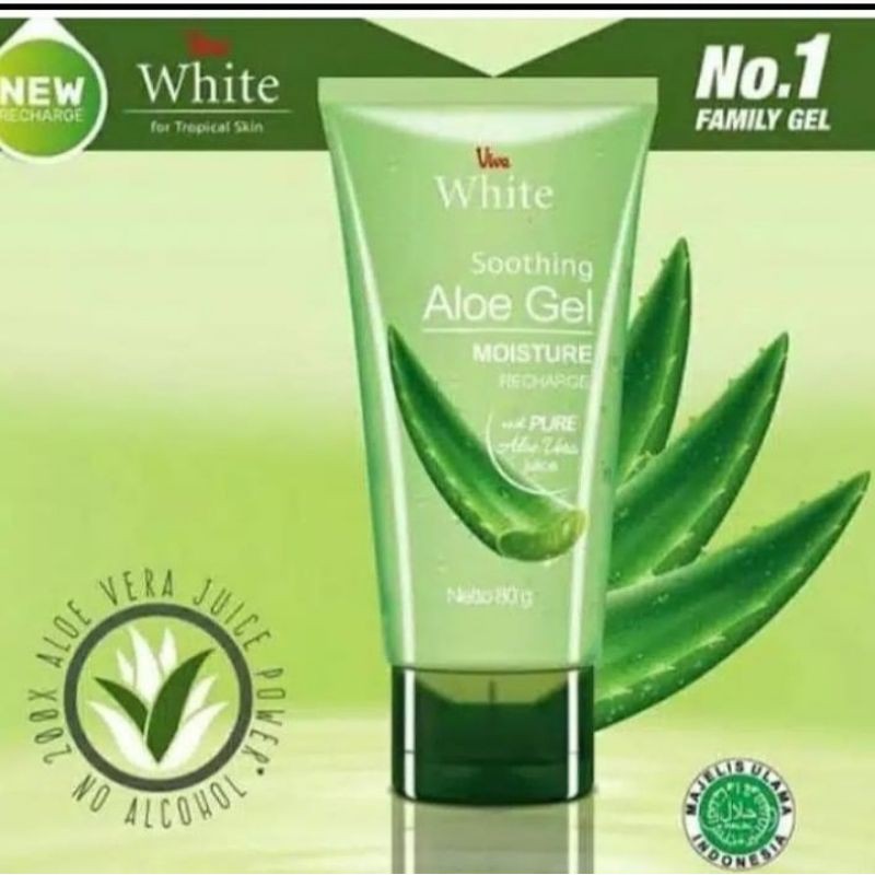 Viva White Soothing Aloe Vera Gel moisture/ AloeVera Gel Viva