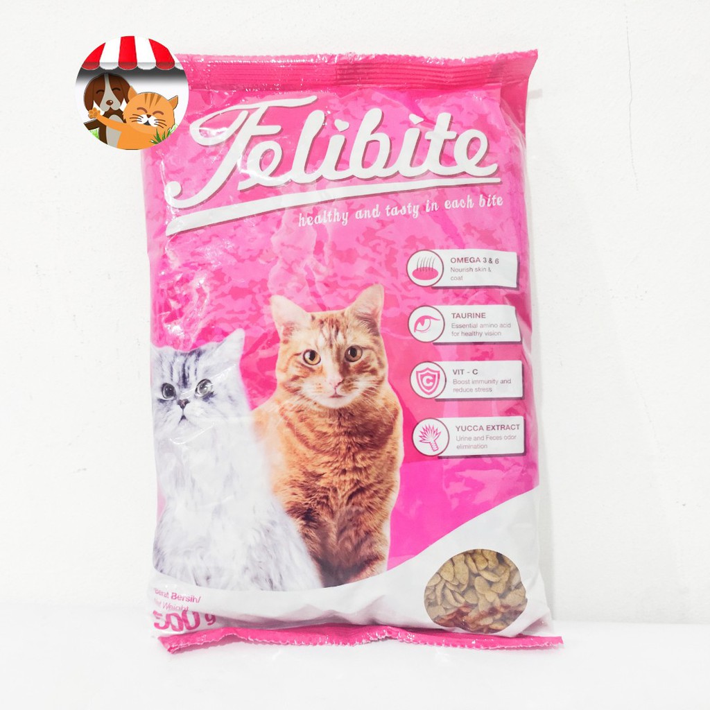 Felibite Bentuk Ikan atau Donat 500gr Freshpack - Makanan Kucing