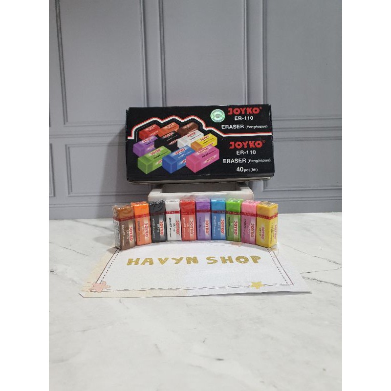 (10pcs) penghapus joyko kecil/hapusan joyko/stip joyko kecil-1