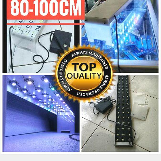 Lampu Led Diy Hpl Aquarium Aquascape 36 Watt 80Cm 90Cm 100Cm Epistar - 80Cm