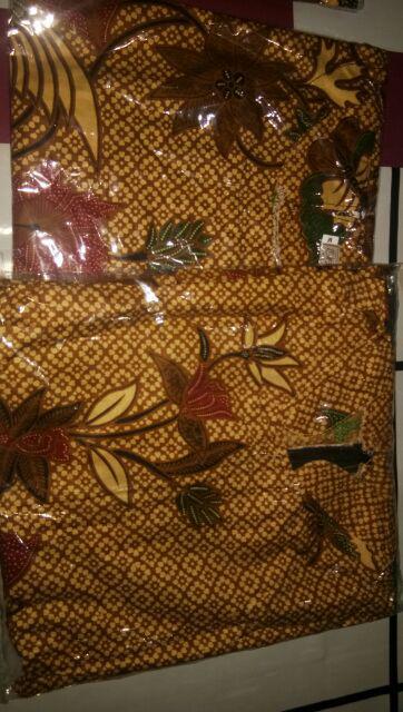 Tey-17 Batik Wanita Asj Sa Hrb026 Kenongo Kemeja Tosca Pendek