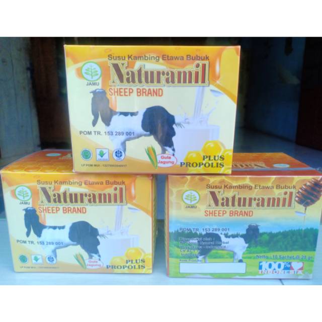 

Susu kambing etawa bubuk Plus Propolis Naturamil