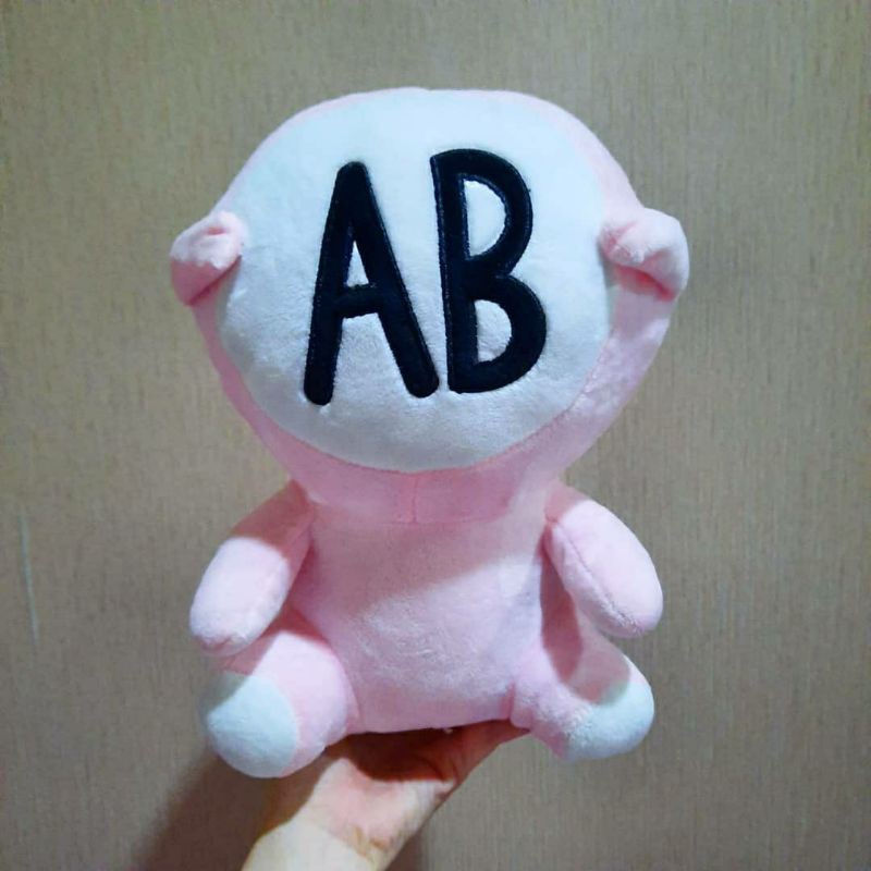 Boneka Golongan Darah AB Pink
