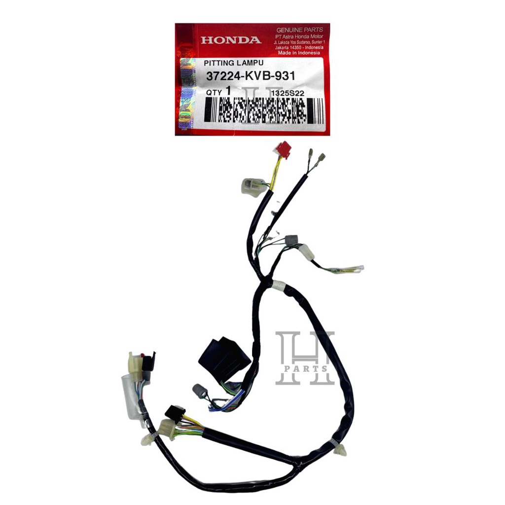 KABEL BODY BAGIAN LAMPU DEPAN SOCKET COMP VARIO KARBURATOR LAMA 37224-KVB-931 AHM HGP