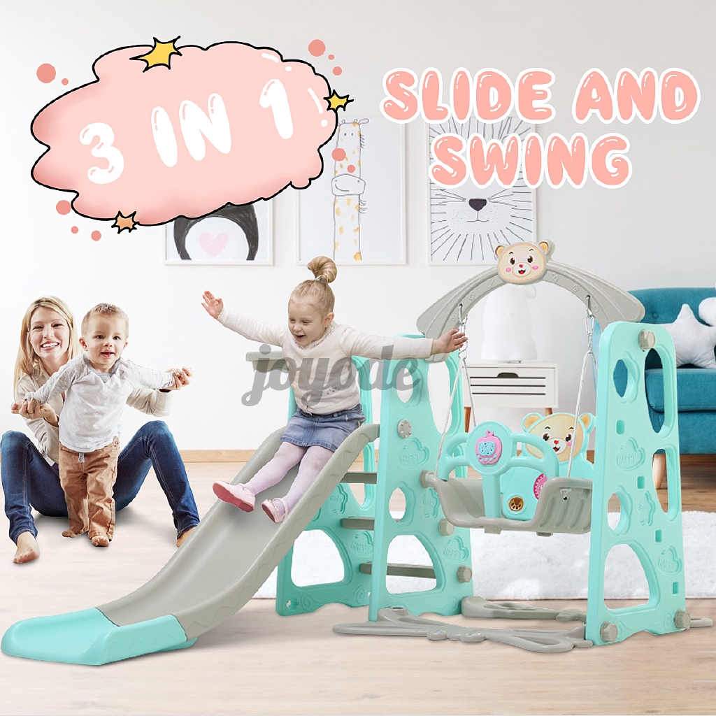 indoor slide and swing