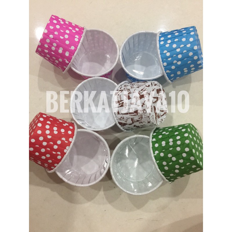 Rim Cup base 5cm tinggi 4cm Cupcake Muffin Cake cases isi 25 pcs