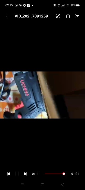 Mesin Bor 10mm Model Maktek Merk Uchiha Qualiti Japan Bolak Balik Besi Kayu Tembok