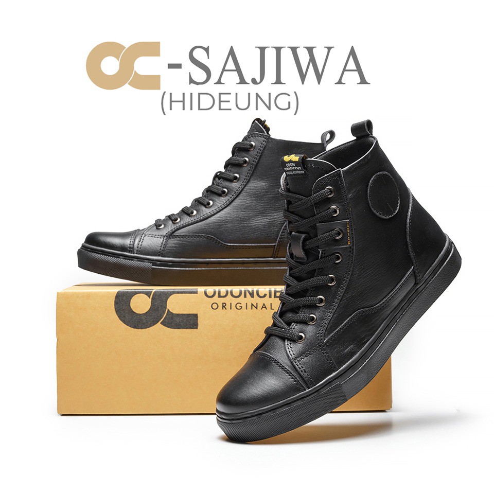 SEPATU BOOT FULL KULIT OC-SAJIWA